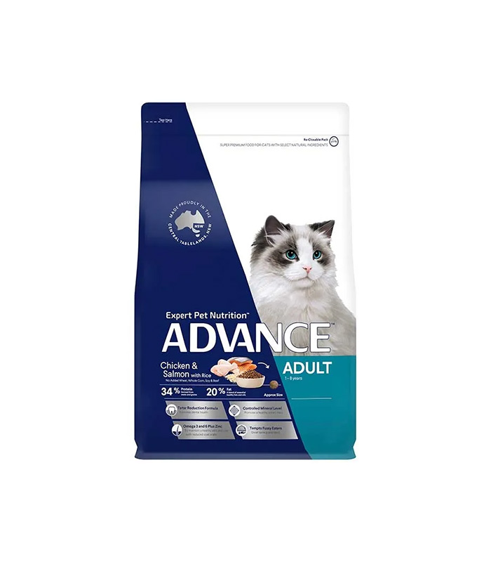 Сухой корм для кошек Advance Adult (лосось)